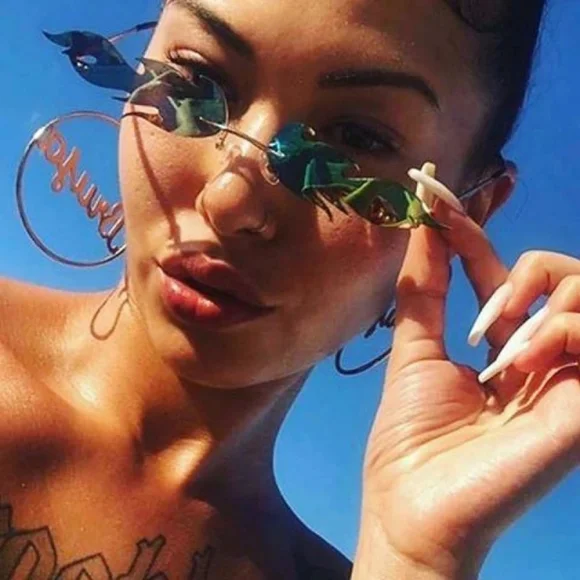 Flame statement sunglasses Flame statement sunglasses main image 2